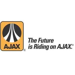 AJAX® logo with the text "The Future is Riding on AJAX®."